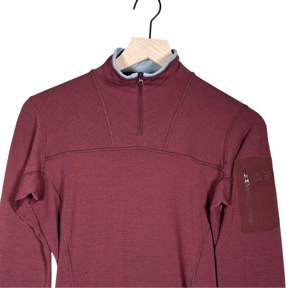 ARC’TERYX Wool 1/4 Zip Long Sleeve Base Layer - Picture 3 of 9